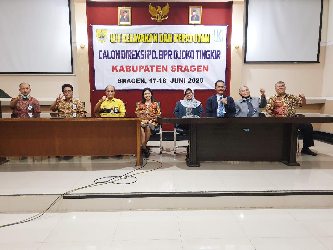 SELEKSI CALON DIREKSI PD BPR BJOKO TINGKIR KAB SRAGEN