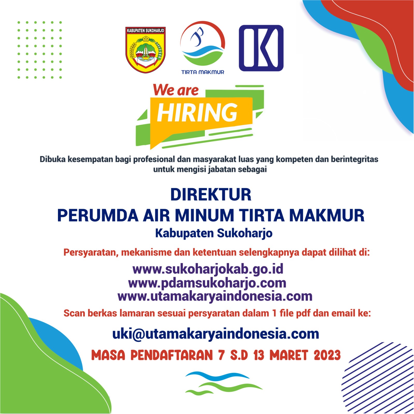 Direktur PDAM Sukoharjo