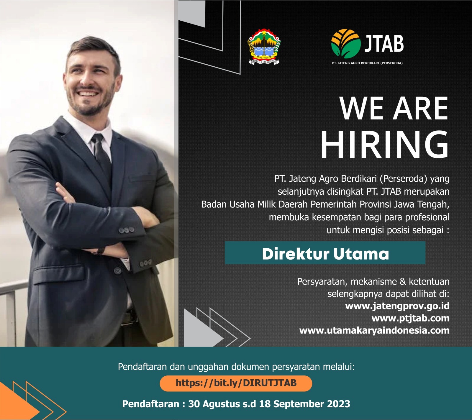 REKRUTMEN  CALON DIREKTUR UTAMA PT JATB