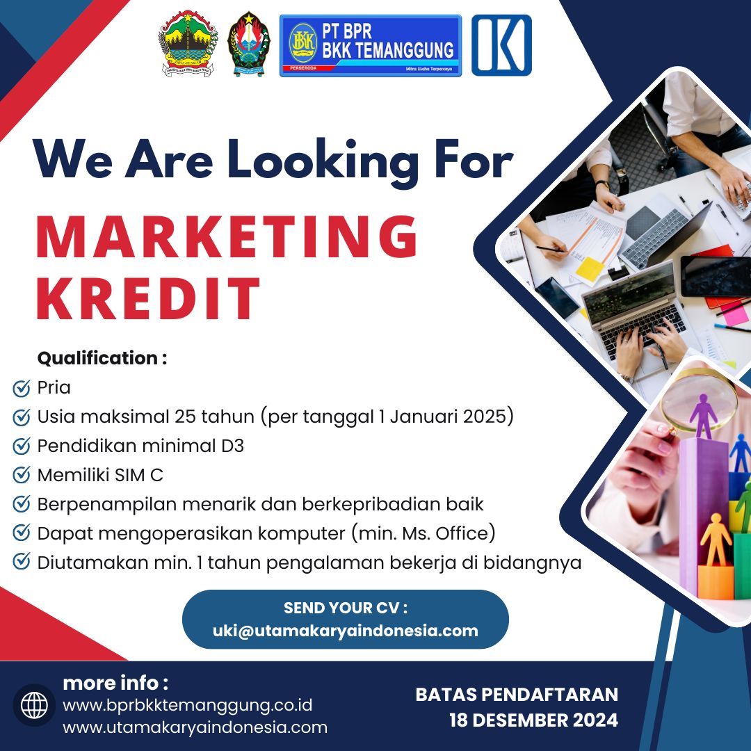 Marketing Kredit PT BPR BKK Temanggung (Perseroda)